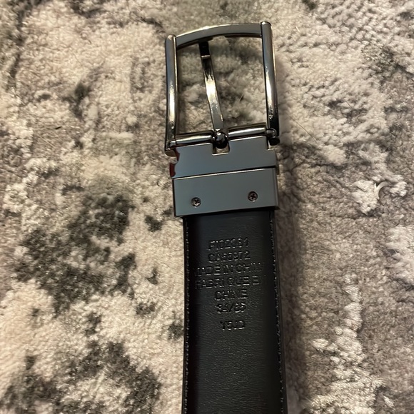 Tiled Reversible Leather Belt - 34 - Picture 5 of 7